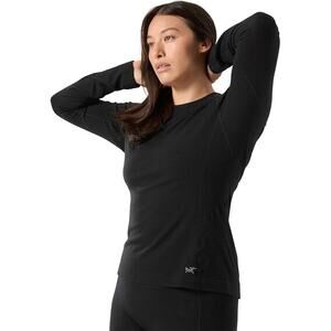 Arc'teryx Women's Merino Wool Crew Sweater Long Sleeve Black Size S NWT